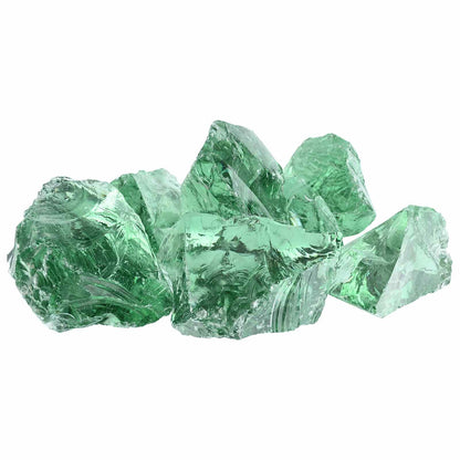 Garden Stones Light Green 12 cm Glass