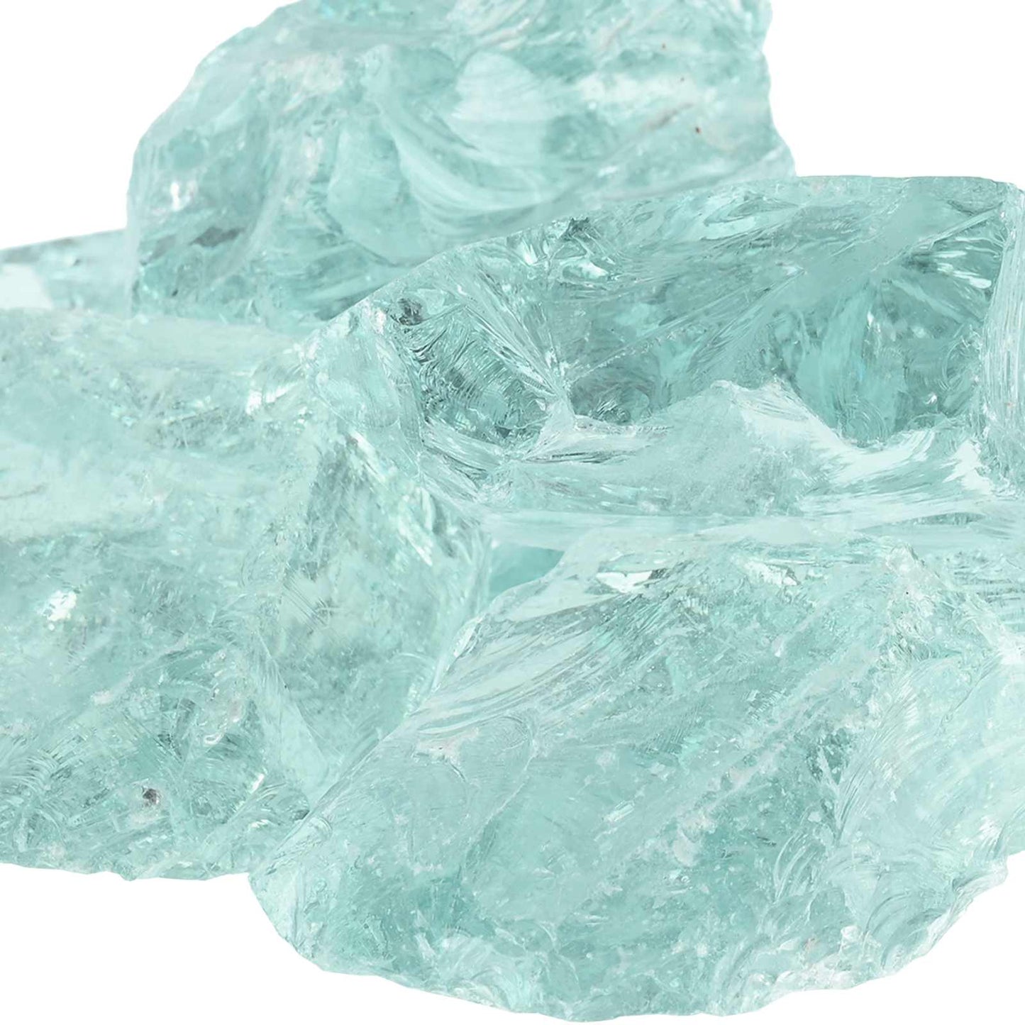Garden Stones Turquoise 12 cm Glass