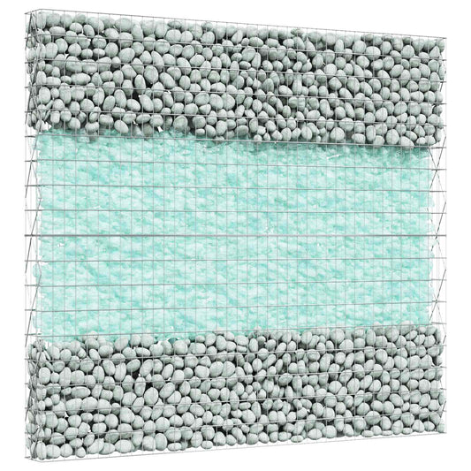 Garden Stones Turquoise 12 cm Glass