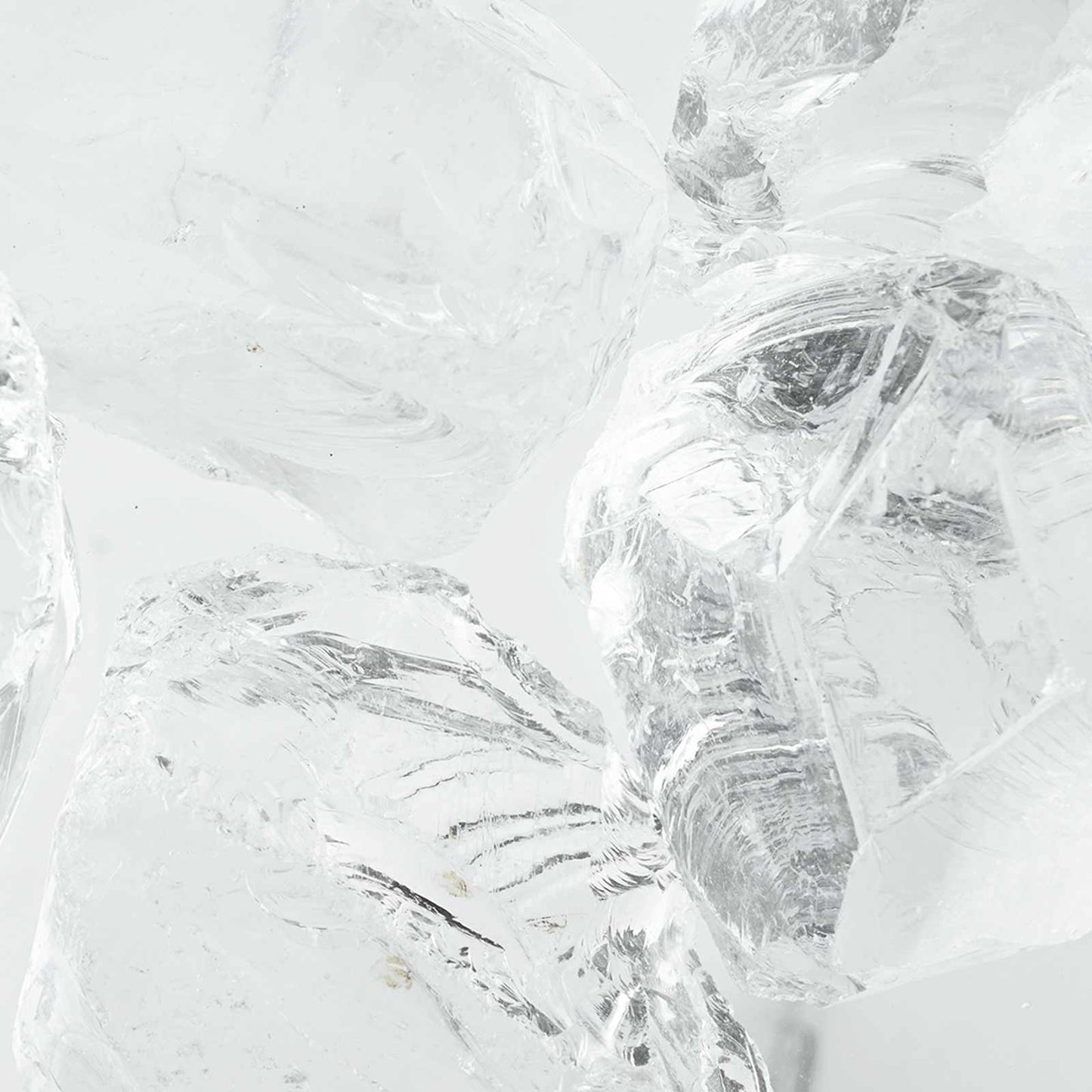 Garden Stones White 12 cm Glass