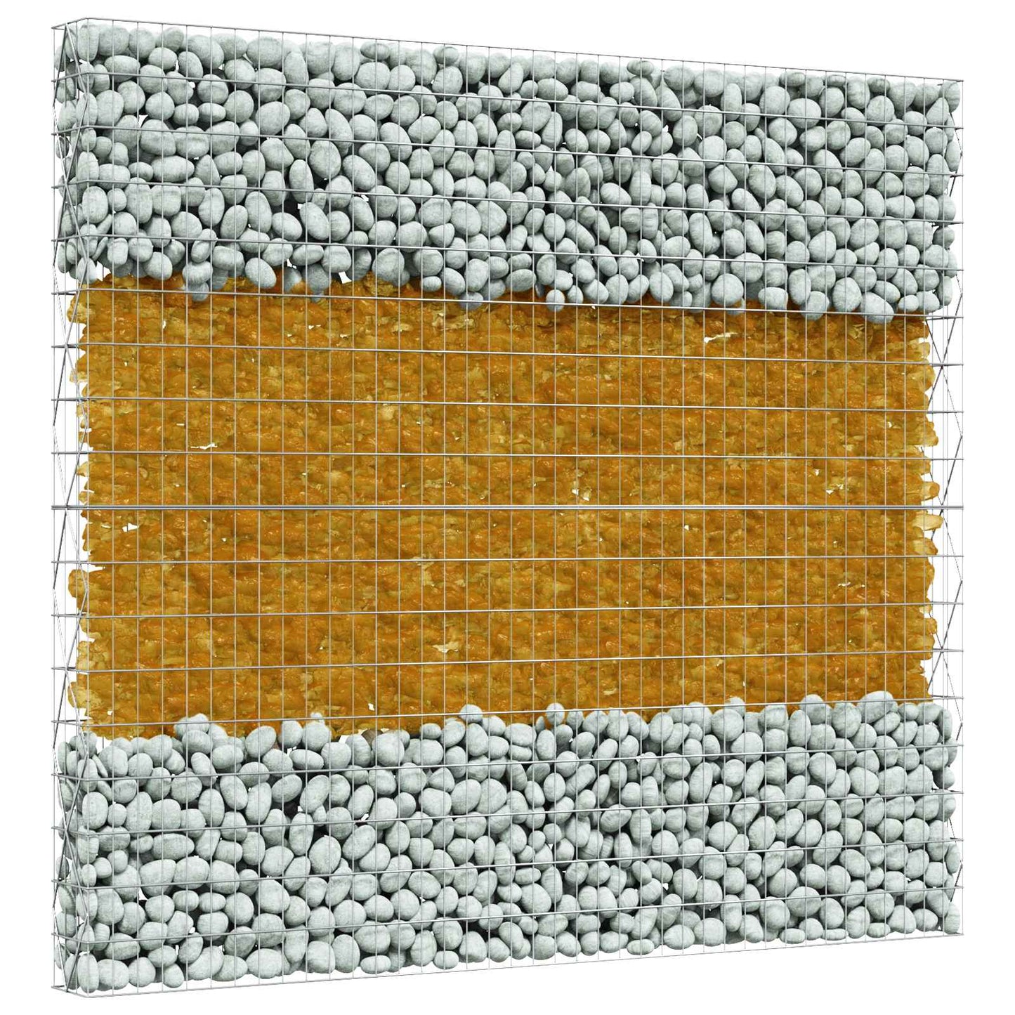 Garden Stones Brown 12 cm Glass