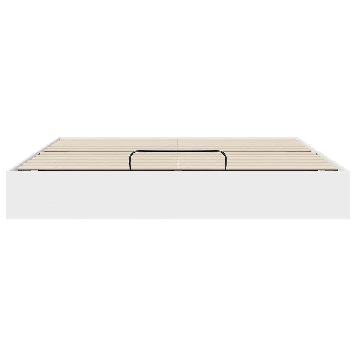 Ottoman Bed Frame White 180 x 200 cm Engineered Wood