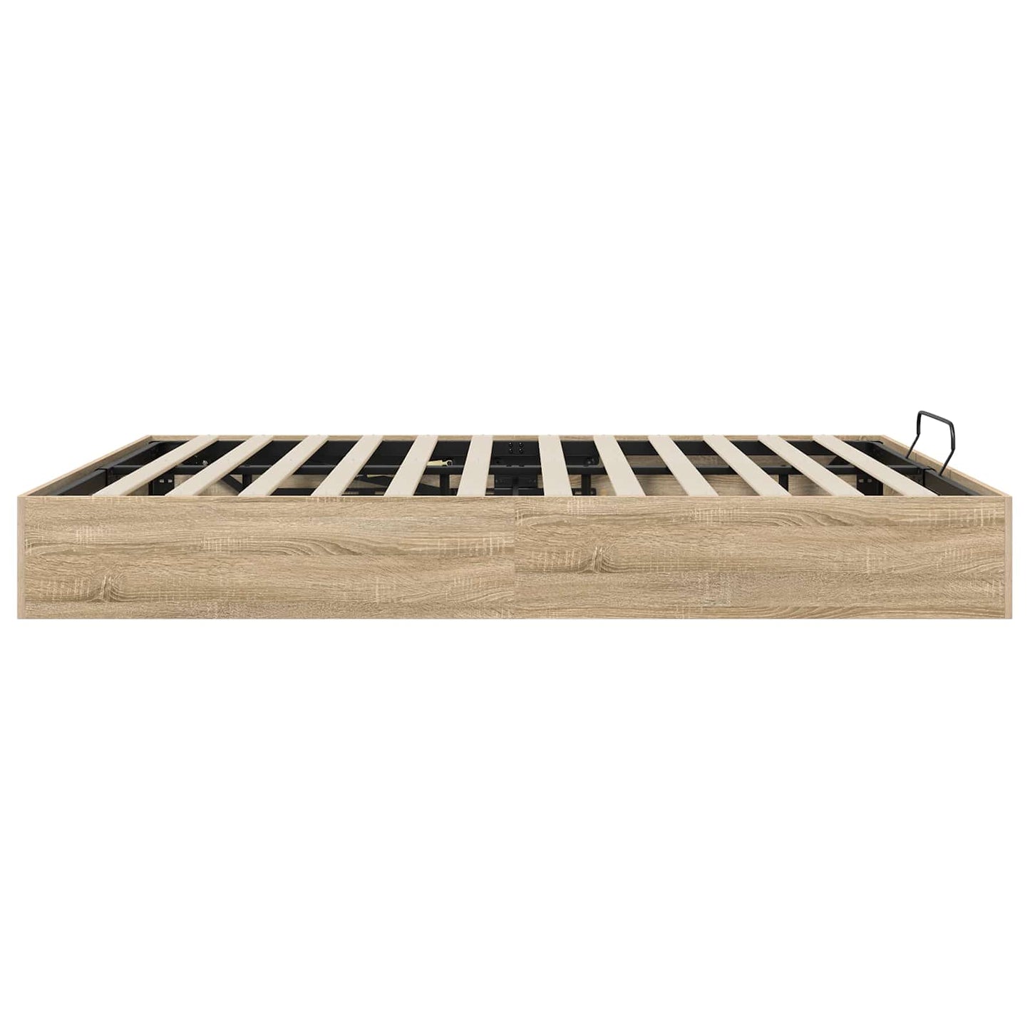 Ottoman Bed Frame Sonoma Oak 203 x 180 x 25 cm Engineered Wood