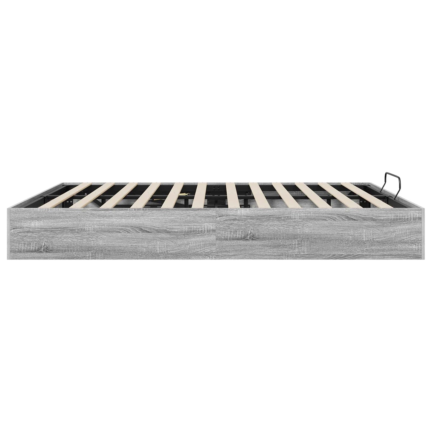 Ottoman Bed Frame Grey Sonoma 203 x 180 x 25 cm Engineered Wood