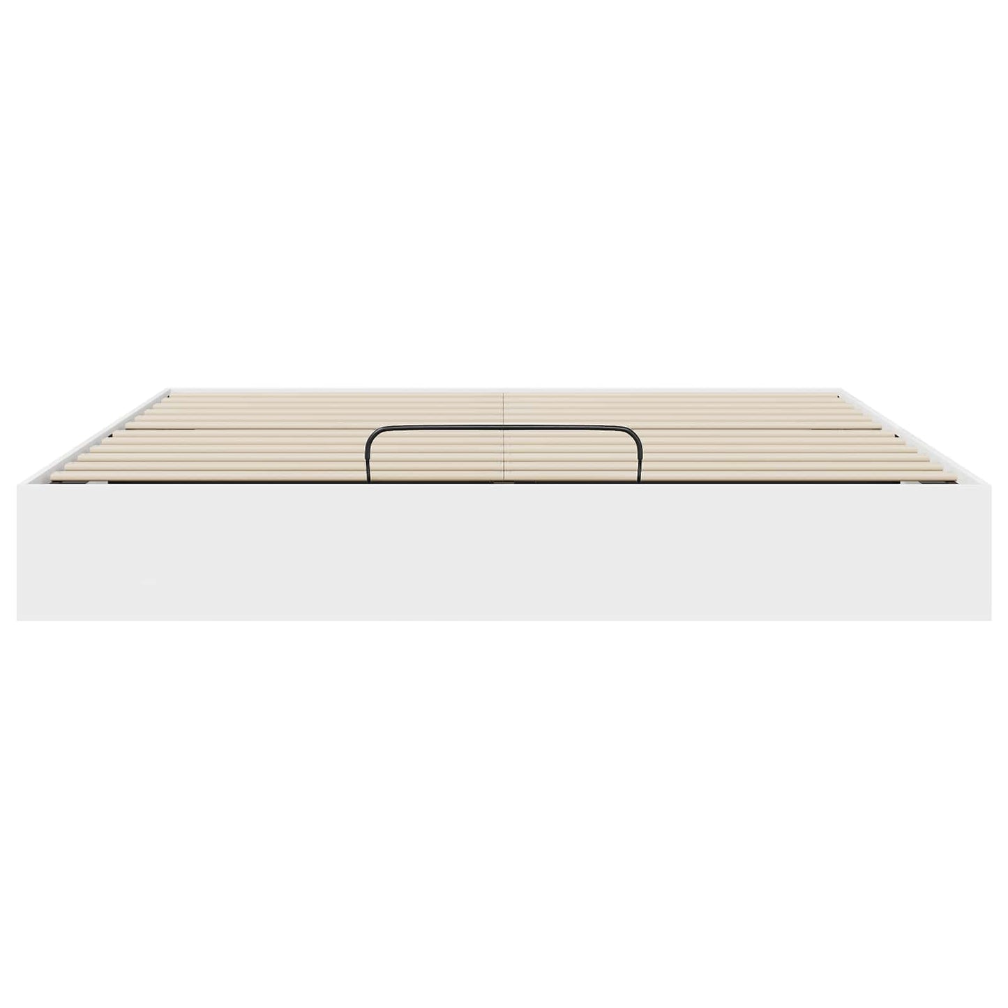 Ottoman Bed Frame White 203 x 160 x 25 cm Engineered Wood