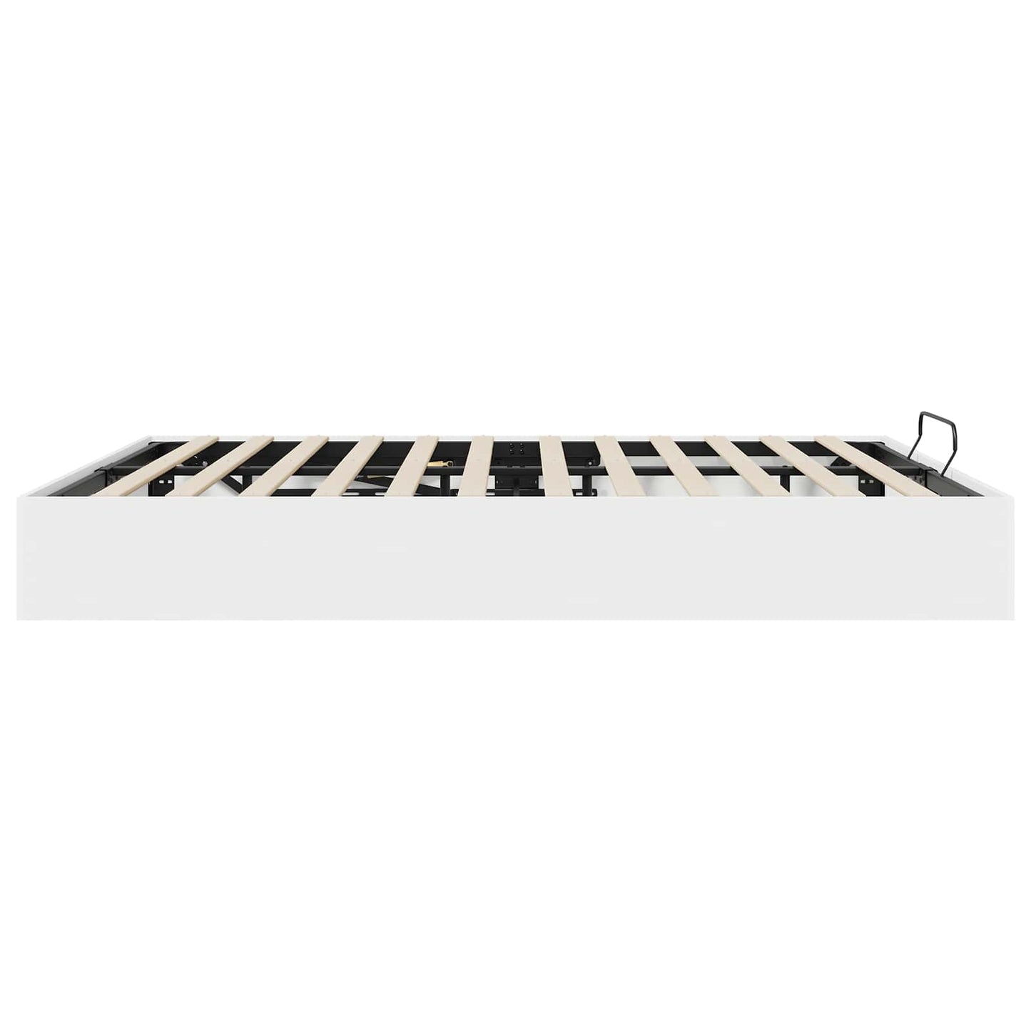 Ottoman Bed Frame White 203 x 160 x 25 cm Engineered Wood