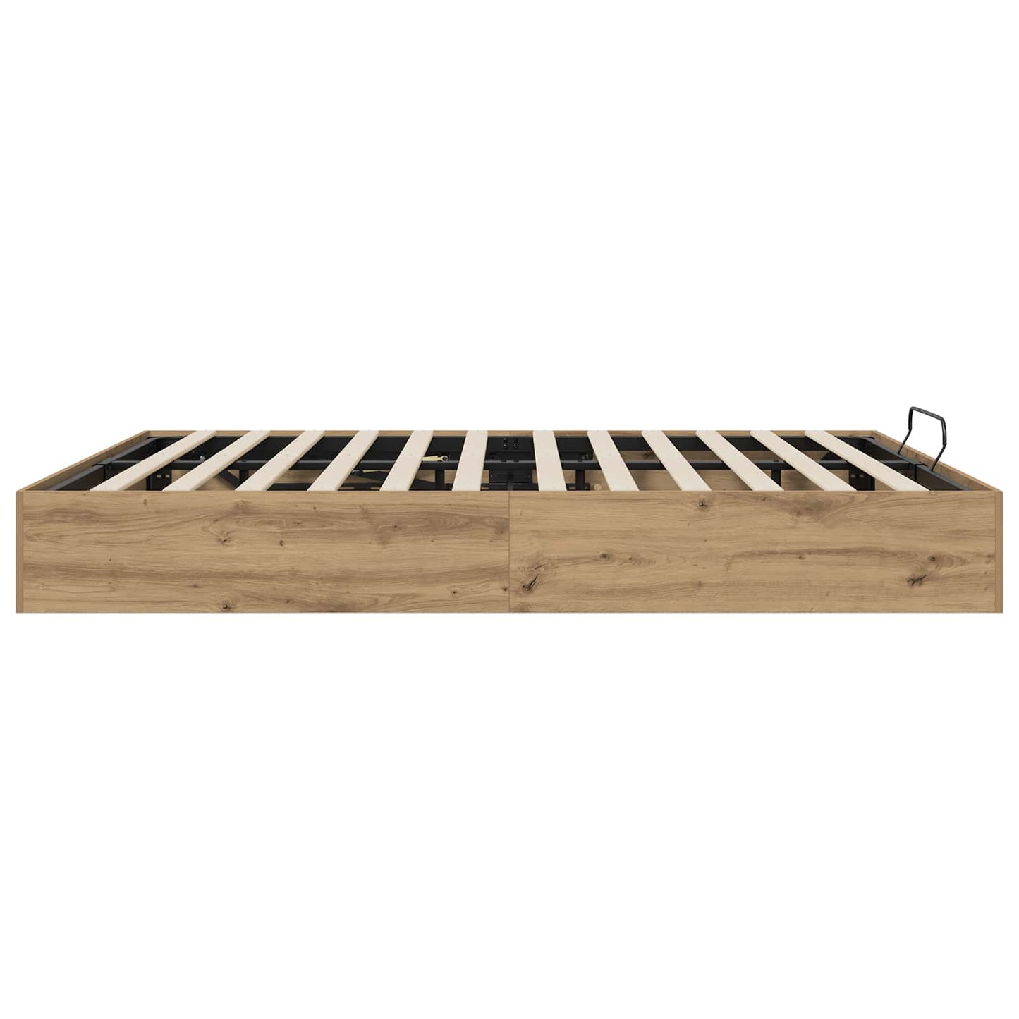 Ottoman Bed Frame with Storage Artisian Oak 203 x 160 x 25 cm