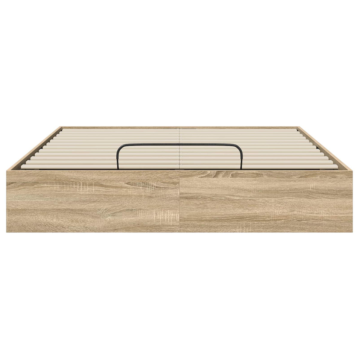 Ottoman Bed Frame Sonoma Oak 140 x 200 cm Engineered Wood