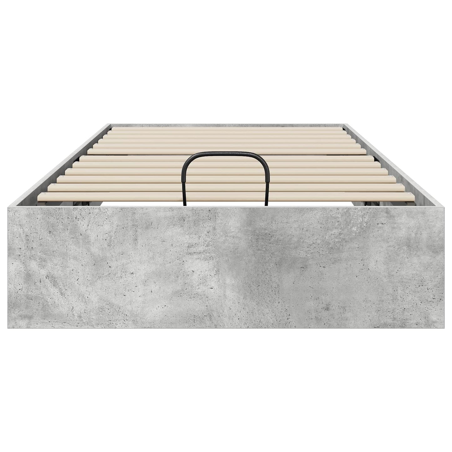 Ottoman Bed Frame Concrete Grey 90 x 200 cm Engineered Wood