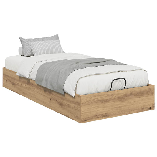 Ottoman Bed Frame Artisan Oak 90 x 200 cm Engineered Wood
