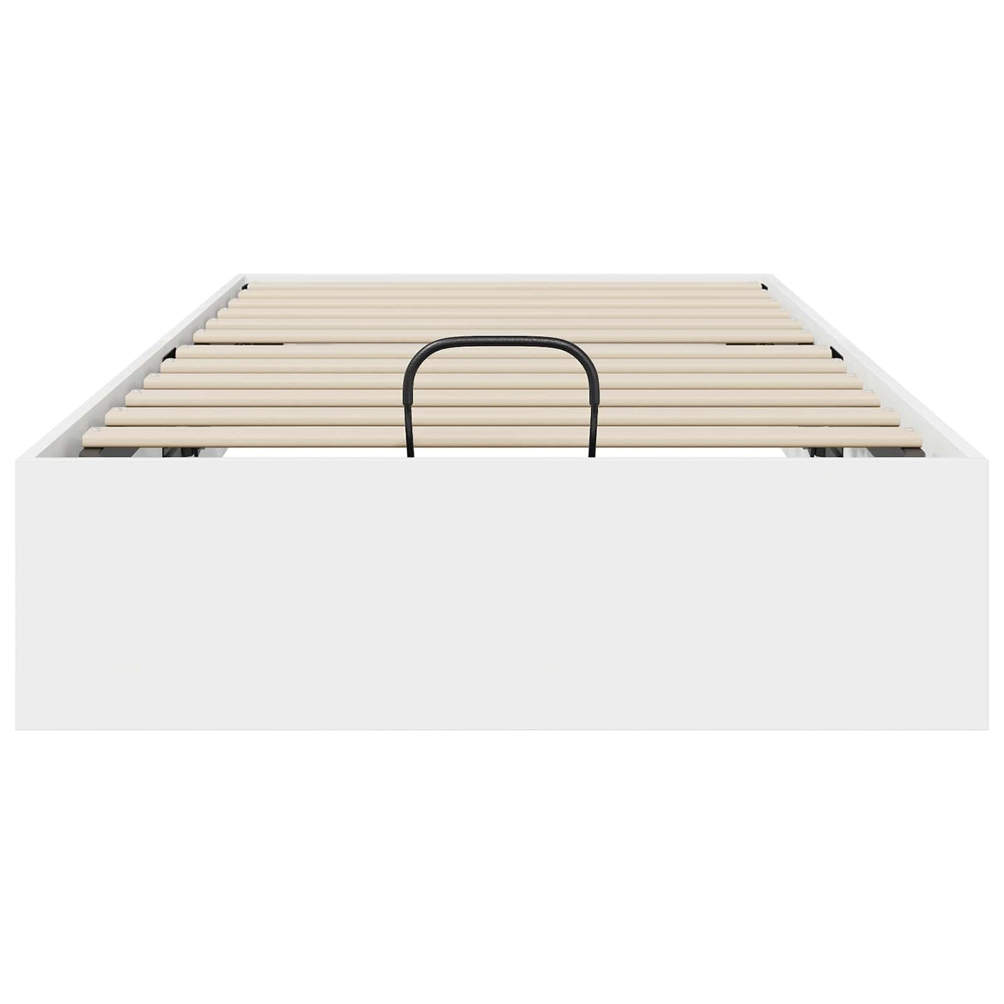 Ottoman Bed Frame White 80.5 x 200 cm Engineered Wood