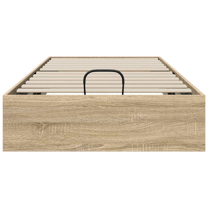 Ottoman Bed Frame Sonoma Oak 80.5 x 200 cm Engineered Wood