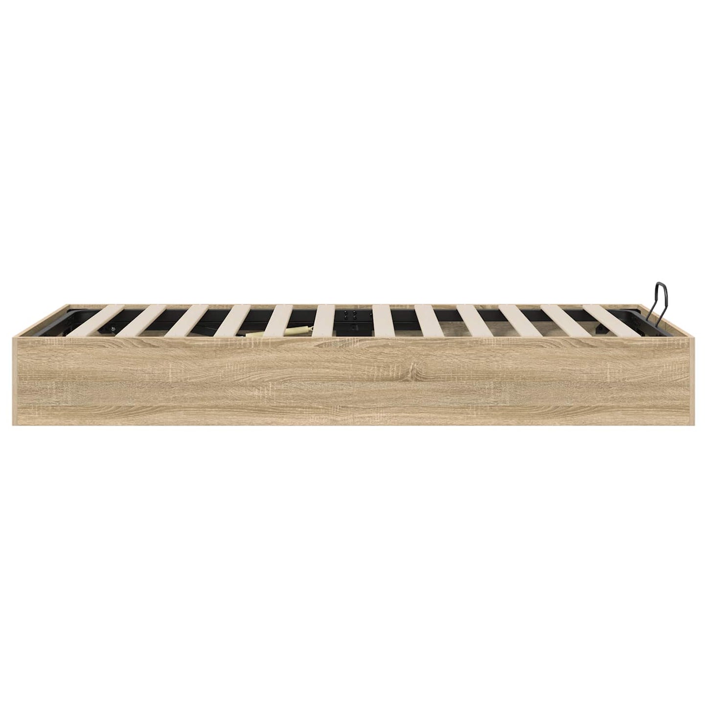 Ottoman Bed Frame Sonoma Oak 80.5 x 200 cm Engineered Wood