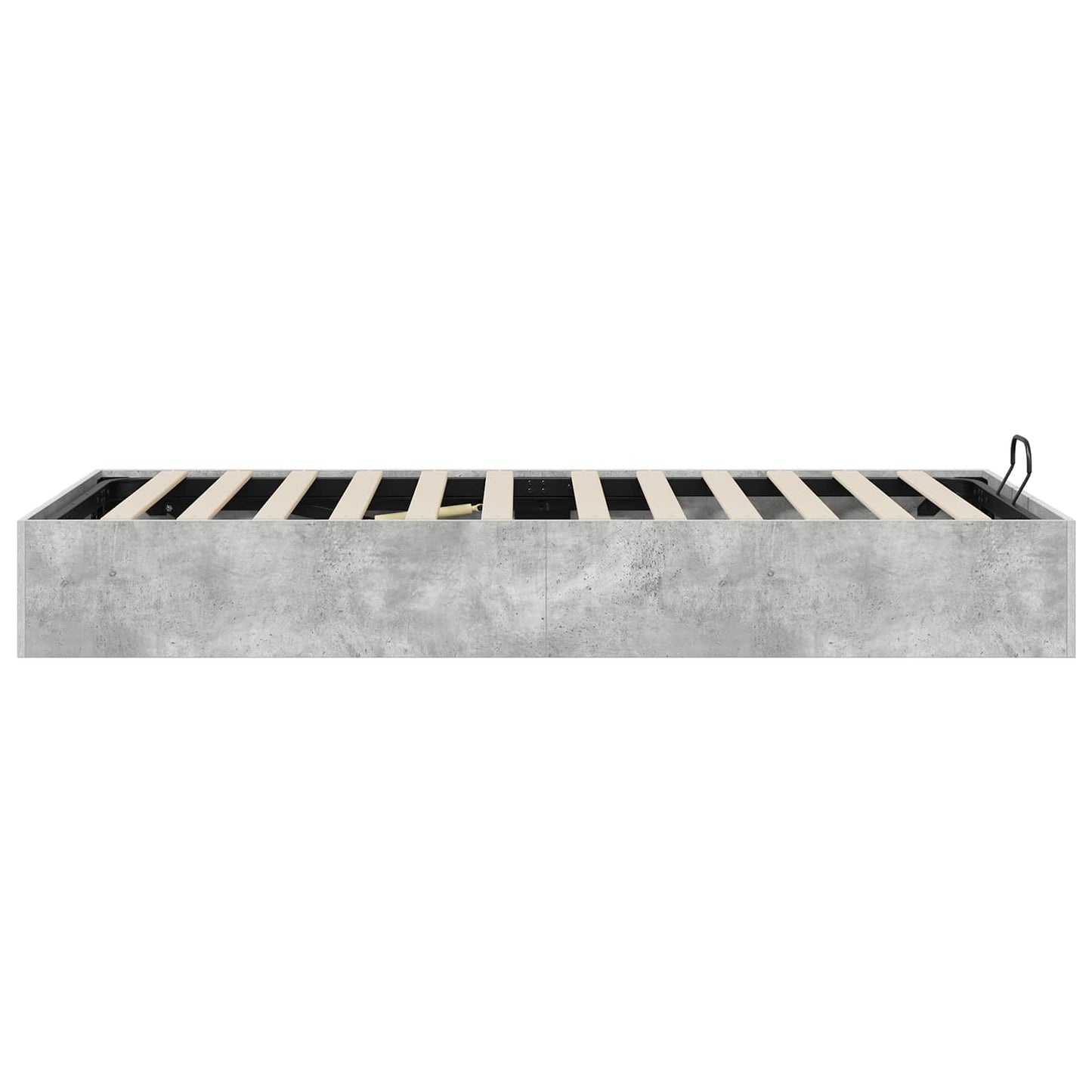 Ottoman Bed Frame Concrete Grey 80.5 x 200 cm Engineered Wood