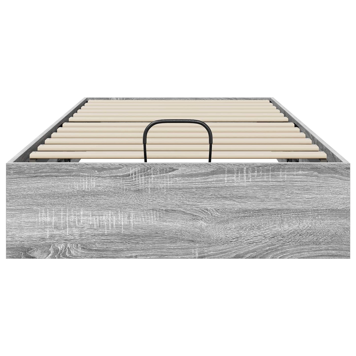 Ottoman Bed Frame Grey Sonoma 80.5 x 200 cm Engineered Wood