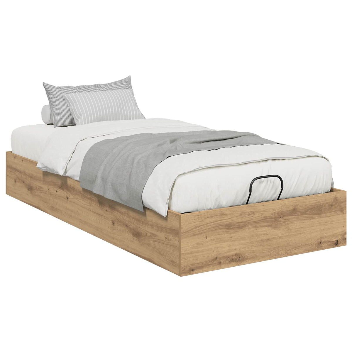 Ottoman Bed Frame Artisan Oak 80.5 x 200 cm Engineered Wood