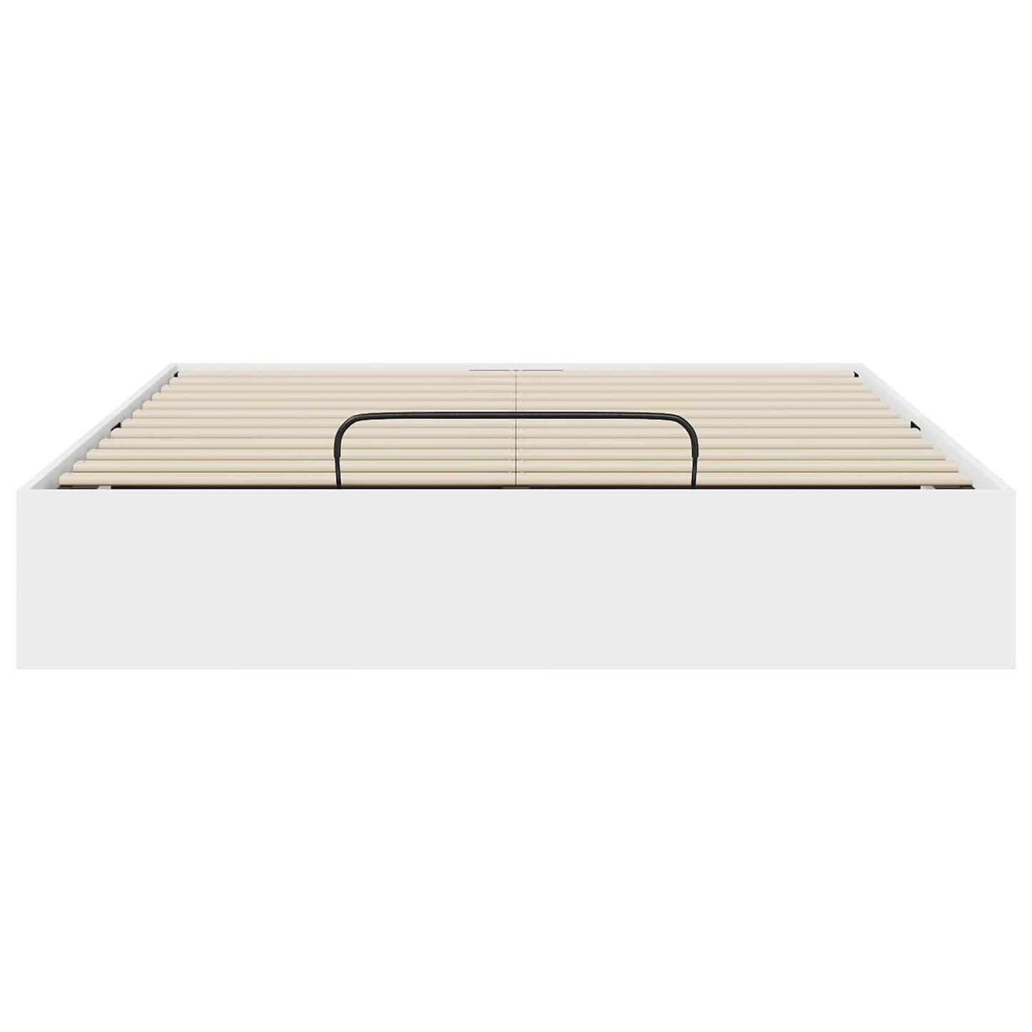Ottoman Bed Frame White 193 x 135 x 25 cm Engineered Wood