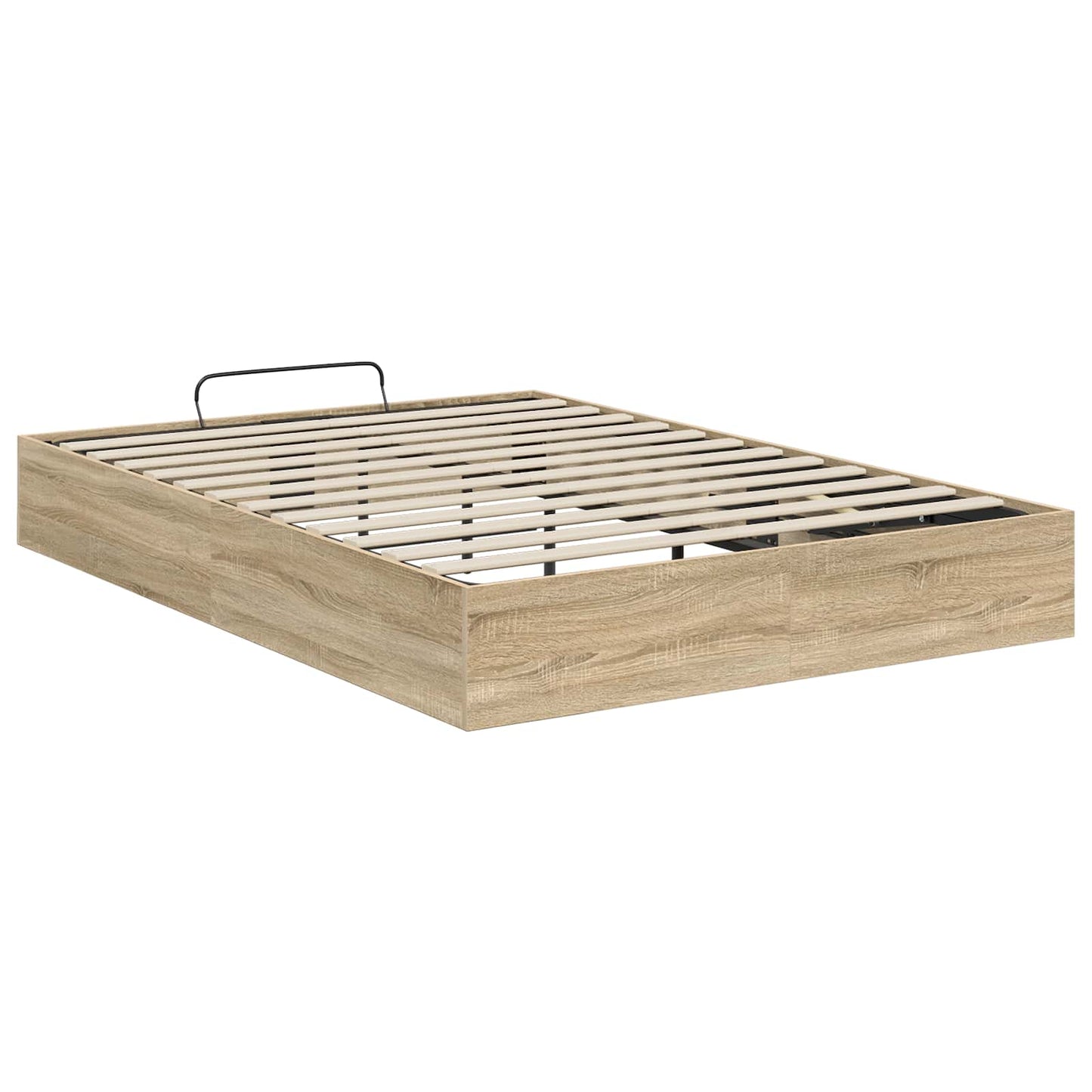 Ottoman Bed Frame Sonoma Oak 193 x 120 x 25 cm Engineered Wood