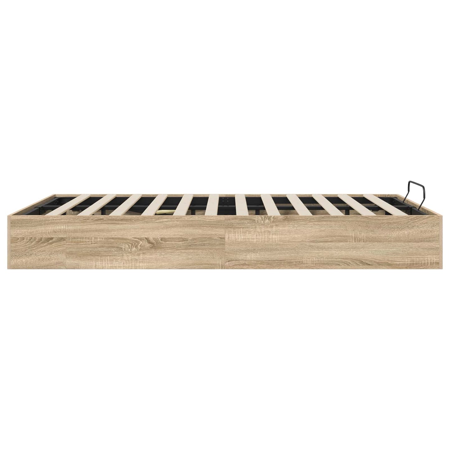 Ottoman Bed Frame Sonoma Oak 193 x 120 x 25 cm Engineered Wood