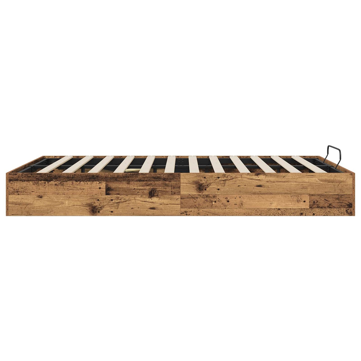 Ottoman Bed Frame Old Wood 193 x 120 x 25 cm Engineered Wood