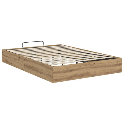Ottoman Bed Frame Artisan Oak 120 x 190 cm Engineered Wood