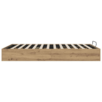 Ottoman Bed Frame Artisan Oak 120 x 190 cm Engineered Wood