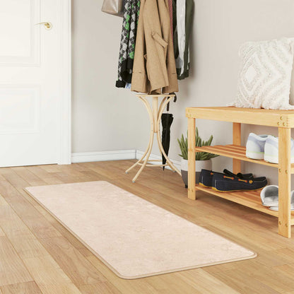 Rug Runner MARSA Cream 50 x 150 cm Polyester and PVC