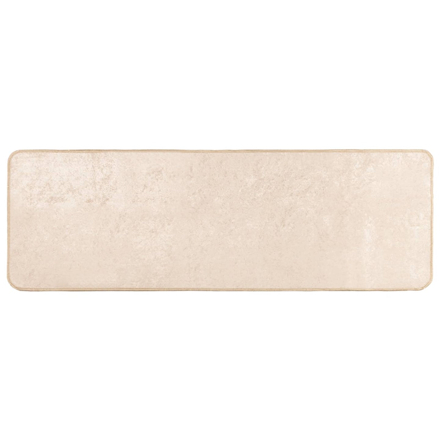 Rug Runner MARSA Cream 50 x 150 cm Polyester and PVC