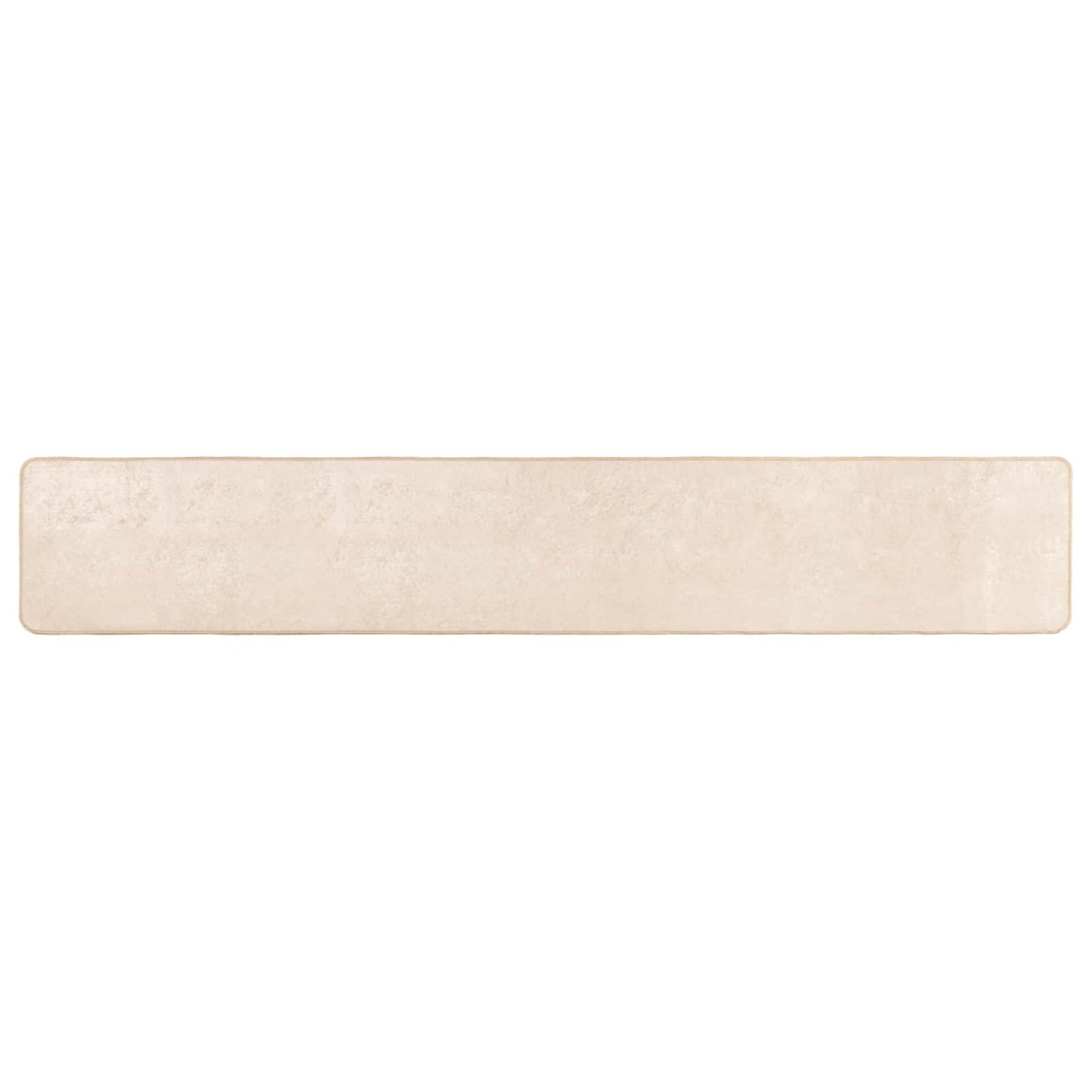Rug Runner MARSA Cream 50 x 250 cm Polyester and PVC