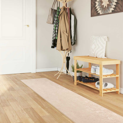 Rug Runner MARSA Cream 50 x 400 cm Polyester and PVC