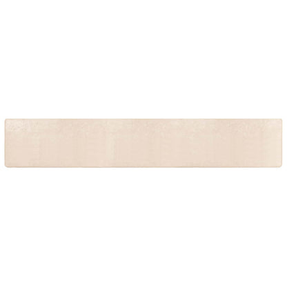 Rug Runner MARSA Cream 50 x 400 cm Polyester and PVC