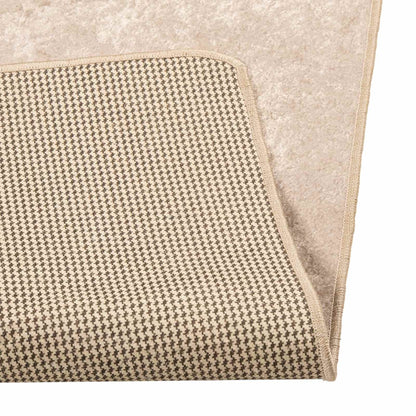 Rug Runner MARSA Cream 80 x 200 cm Polyester and PVC