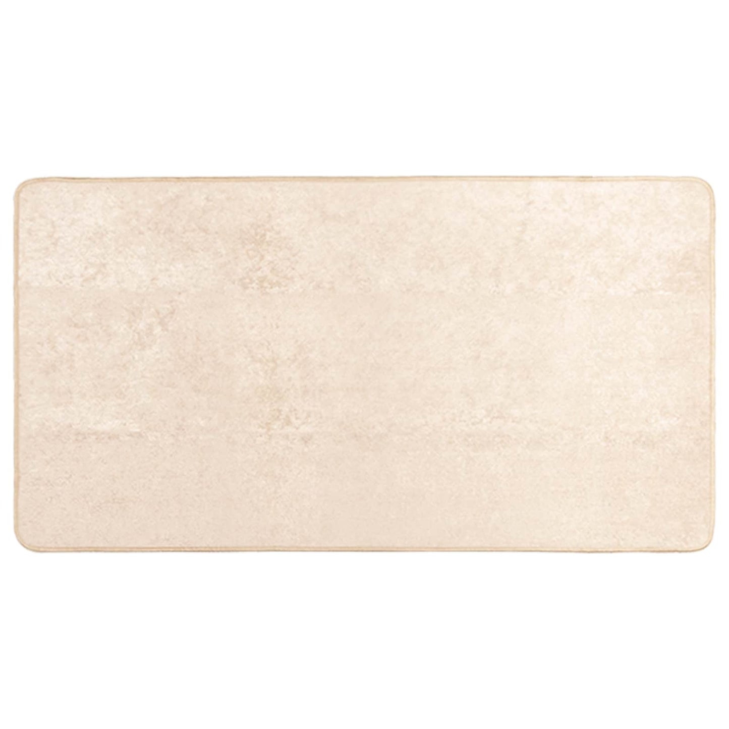 Rug Runner MARSA Cream 80 x 200 cm Polyester and PVC