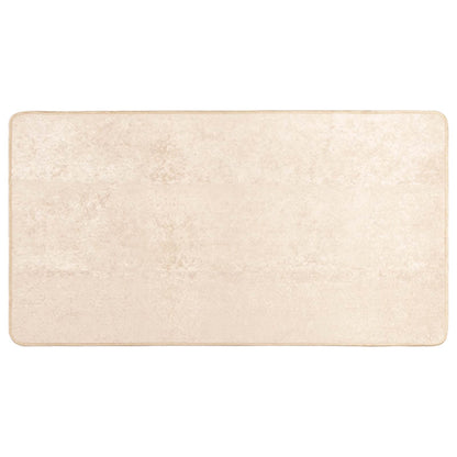 Rug Runner MARSA Cream 80 x 200 cm Polyester and PVC