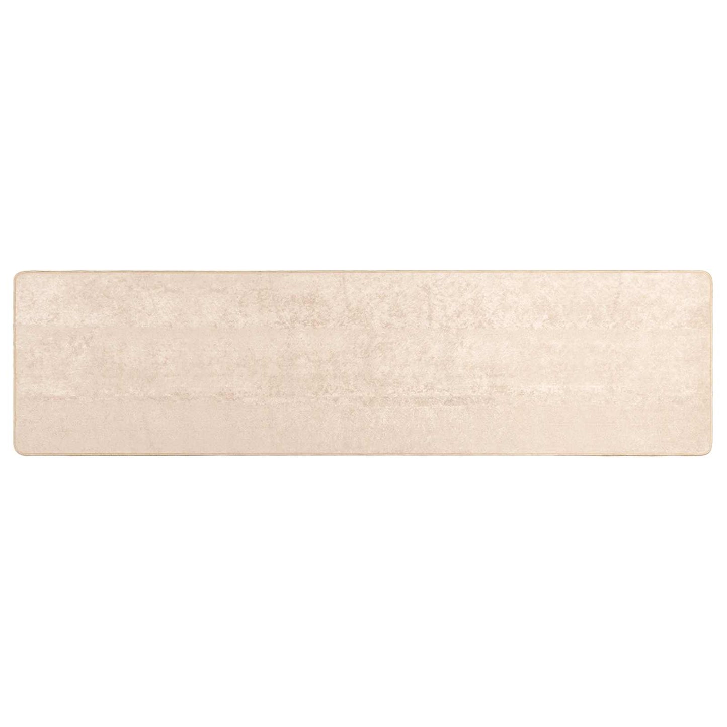 Rug Runner MARSA Cream 80 x 300 cm Polyester and PVC