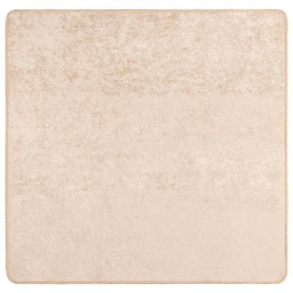 Rug Runner MARSA Cream 100 x 100 cm Polyester and PVC
