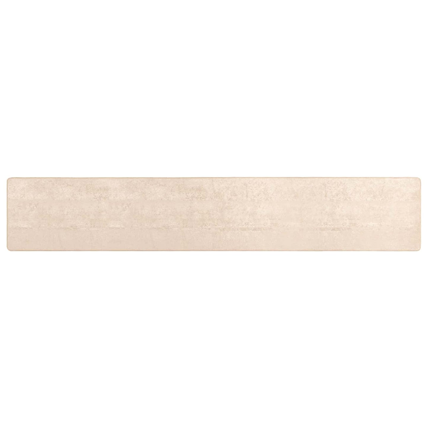 Rug Runner MARSA Cream 100 x 450 cm Polyester and PVC