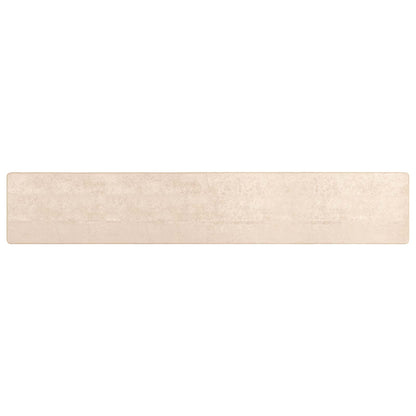 Rug Runner MARSA Cream 100 x 450 cm Polyester and PVC