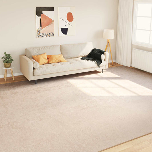 Rug Runner MARSA Cream 300 x 400 cm Polyester and PVC