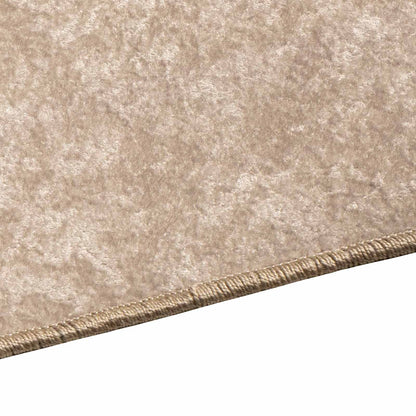 Rug Runner MARSA Beige 50 x 200 cm Polyester and PVC