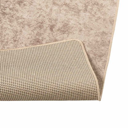 Rug Runner MARSA Beige 50 x 200 cm Polyester and PVC