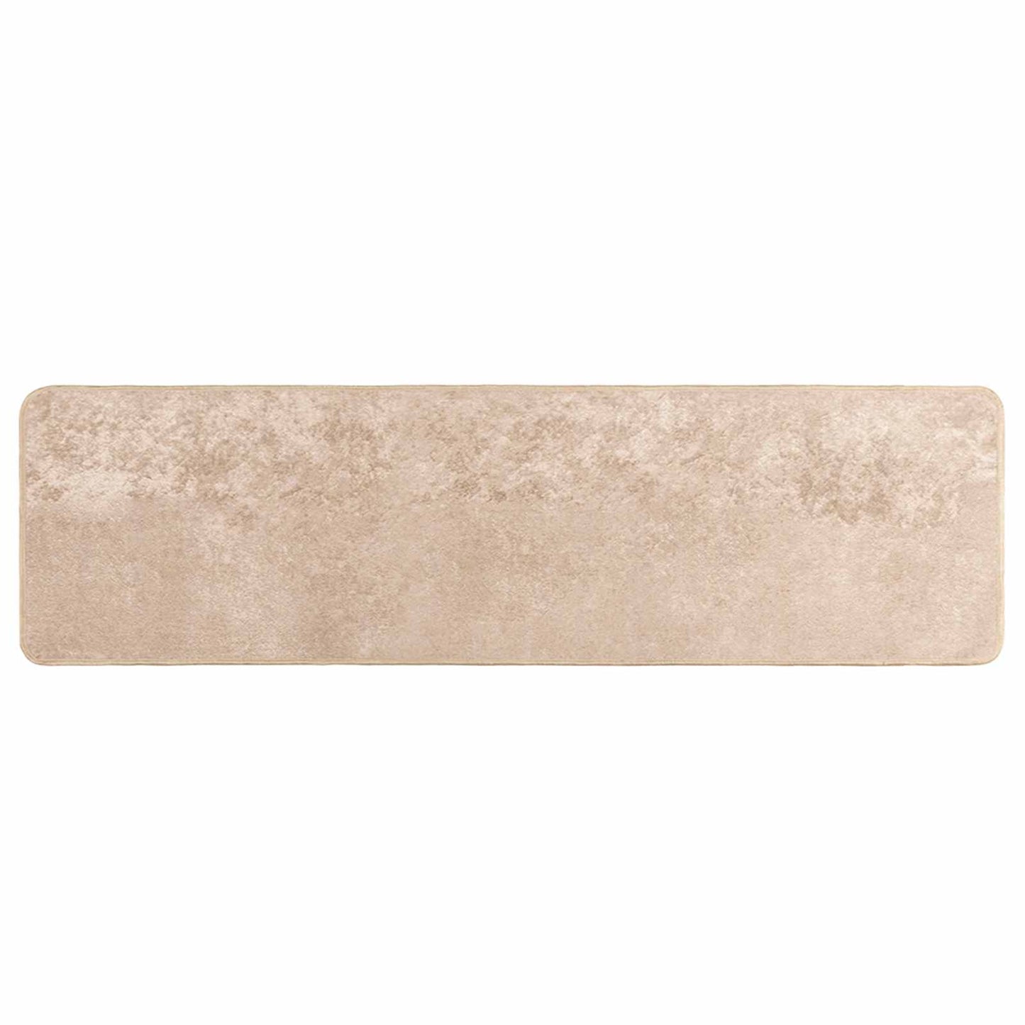 Rug Runner MARSA Beige 50 x 200 cm Polyester and PVC