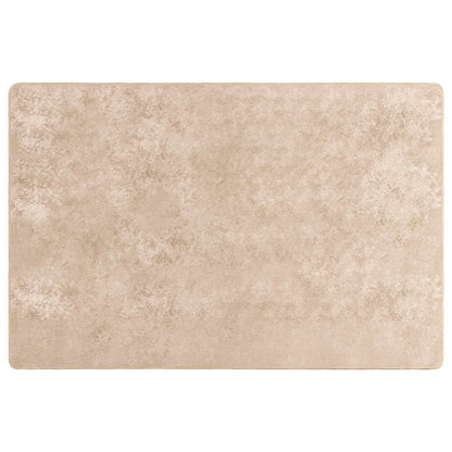 Rug Runner MARSA Beige 120 x 170 cm Polyester and PVC
