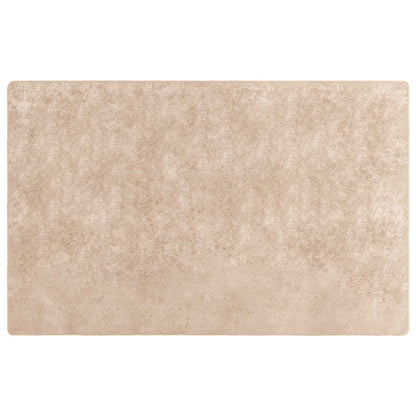 Rug Runner MARSA Beige 190 x 300 cm Polyester and PVC