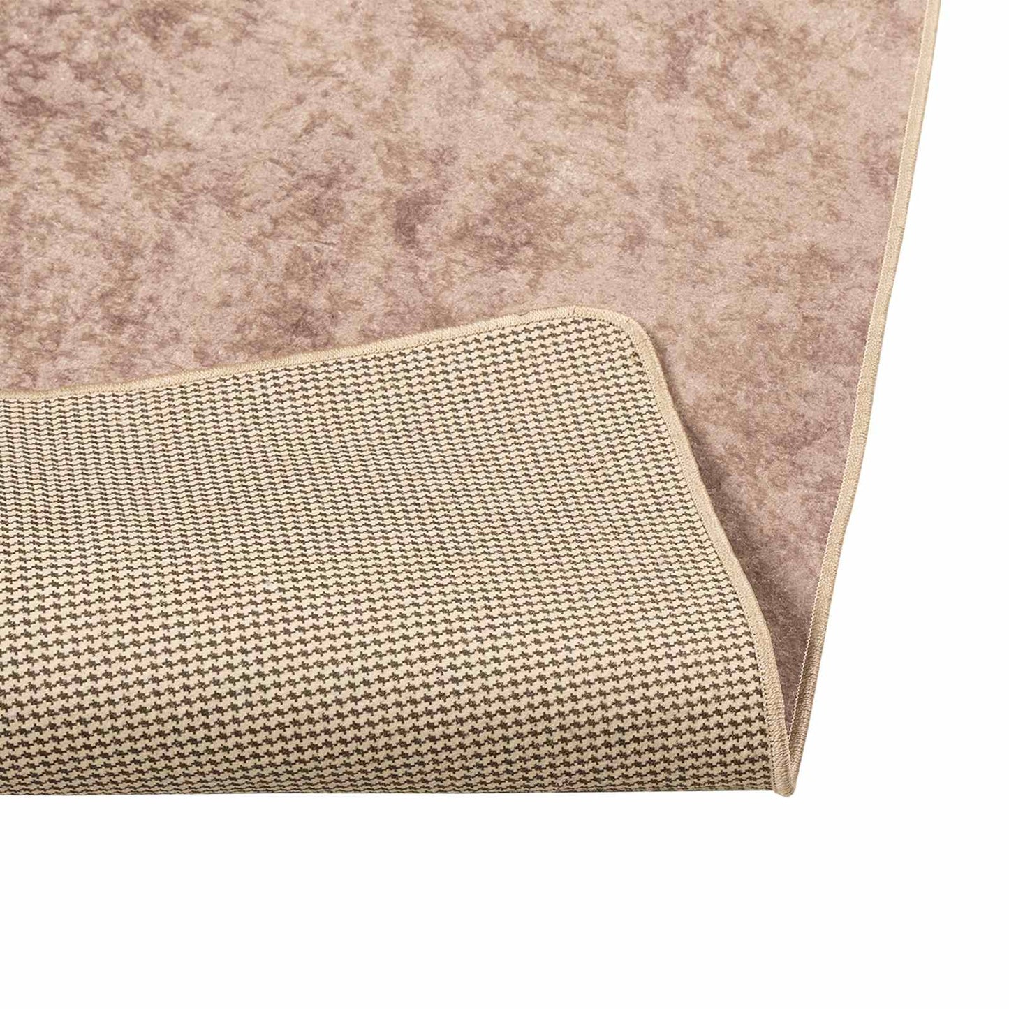 Rug Runner MARSA Sand 100 x 350 cm Polyester and PVC