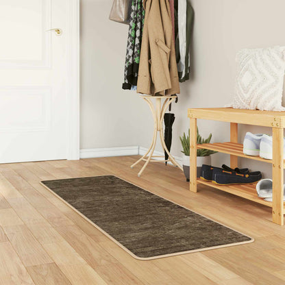 Rug Runner MARSA Forest Green 50 x 150 cm Polyester and PVC