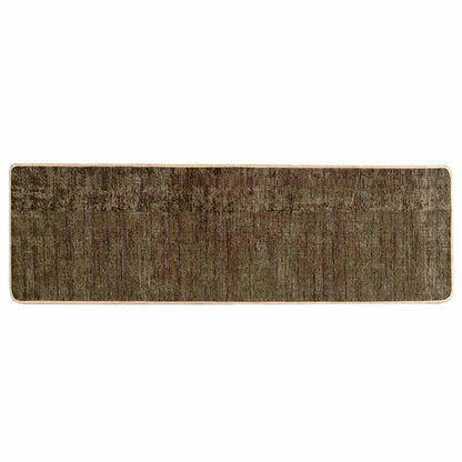 Rug Runner MARSA Forest Green 50 x 150 cm Polyester and PVC