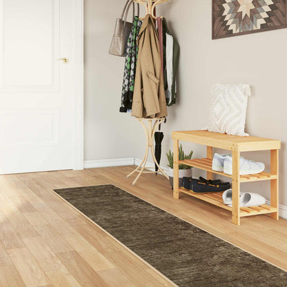 Rug Runner MARSA Forest Green 50 x 350 cm Polyester and PVC