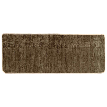 Rug Runner MARSA Forest Green 80 x 200 cm Polyester and PVC