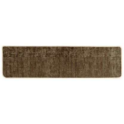 Rug Runner MARSA Forest Green 80 x 350 cm Polyester and PVC